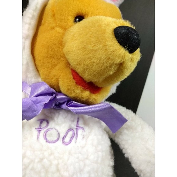 19” DISNEY Winnie The POOH PLUSH White EASTER BUNNY Costume PINK EARS - Picture 7 of 12